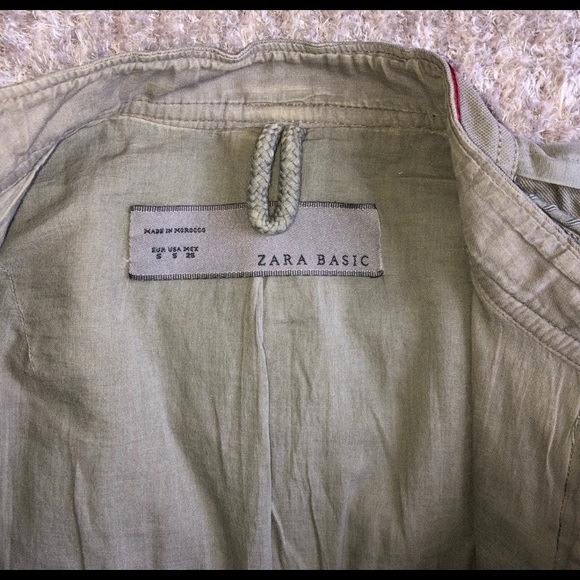 Zara basic green blazer - Picture 5 of 6